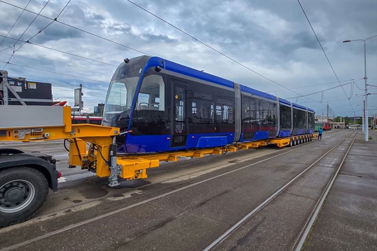 Sırbistan için ürettiğimiz tramvaylardan ilki Belgrad'a ulaştı