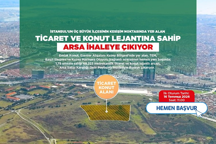 İstanbul'da iki dev arsa ihaleye çıkıyor