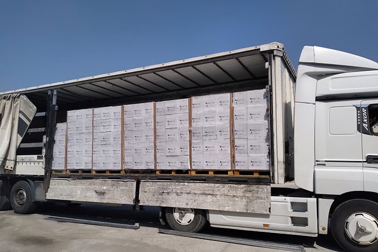 1 Konteyner dolusu bant Almanya'ya yola çıktı!