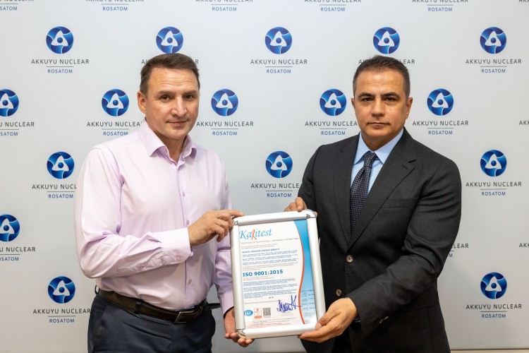 AKKUYU NÜKLEER A.Ş.'NİN ULUSLARARASI STANDARTLARA UYGUNLUĞU TEYİT EDİLDİ