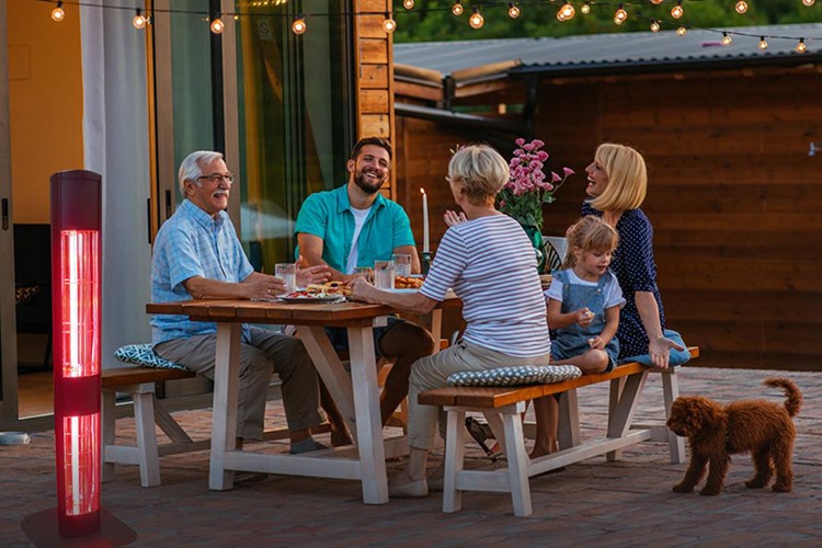 Soğuk havalarda bahçe, balkon ve teras keyfi Goldsun'la yaşanıyor