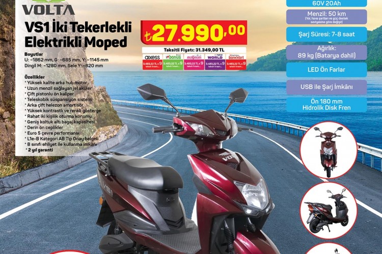 A101 23 Mayıs'ta Uygun Fiyatlı Elektrikli Moped Satıyor