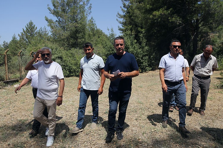 Muğla'da Milaslı muhtarlardan basın açıklaması