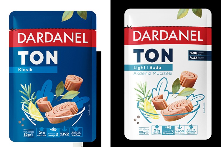 Dardanel'in Pratik ve Sağlıklı Ürün Ailesi Ton & Somon Poşet