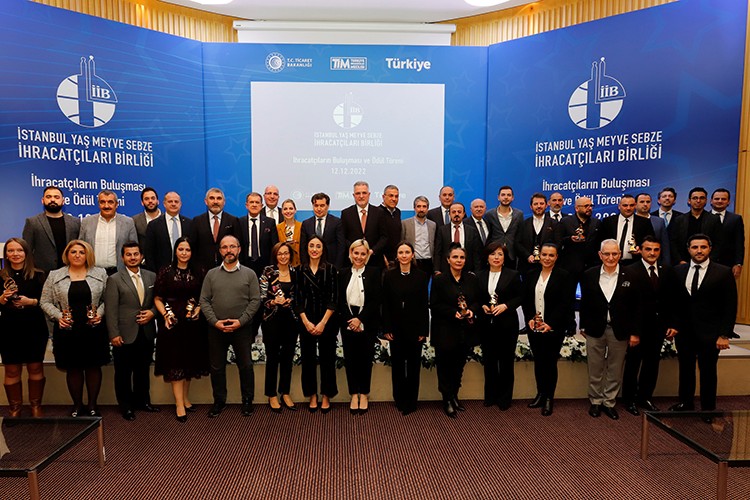 Gıda sektörünün ihracat şampiyonları ödüllerini aldı