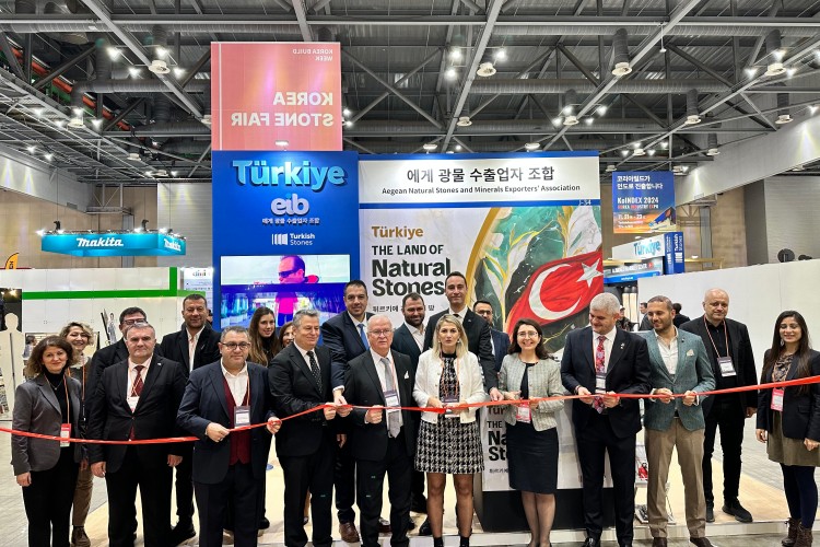 Türk doğal taşlarının Güney Kore'deki şovu başladı