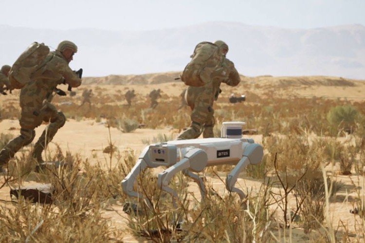 Robot köpek Keçi, dağlarda Mehmetçik'e siper oluyor