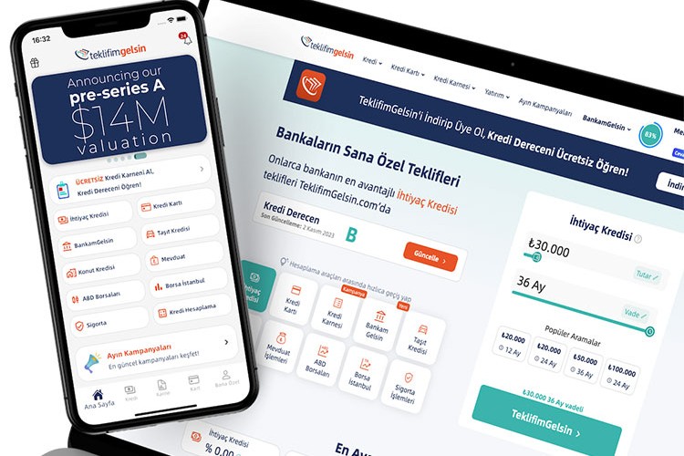 TeklifimGelsin 14 milyon dolar değerlemeyle yatırım aldı