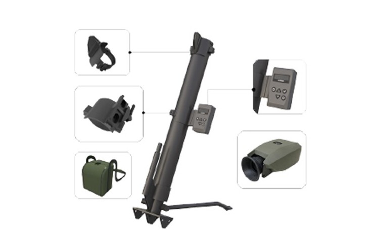 Görerek komuta ile havan atışı