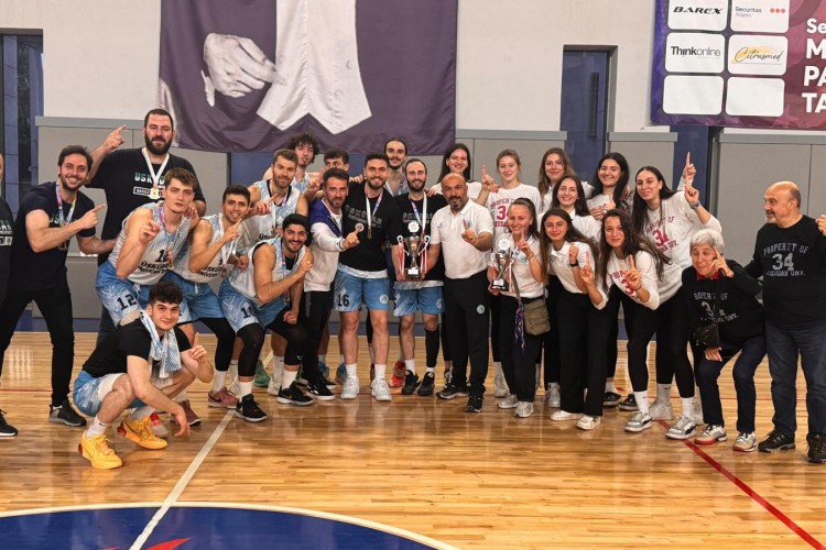 Üsküdar Üniversitesi Erkek Basketbol takımı Süper Lig Şampiyonu oldu!