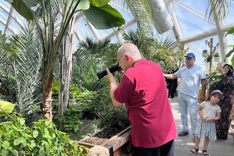 Tropikal Kelebek Bahçesi ziyaretçi rekoru kırdı