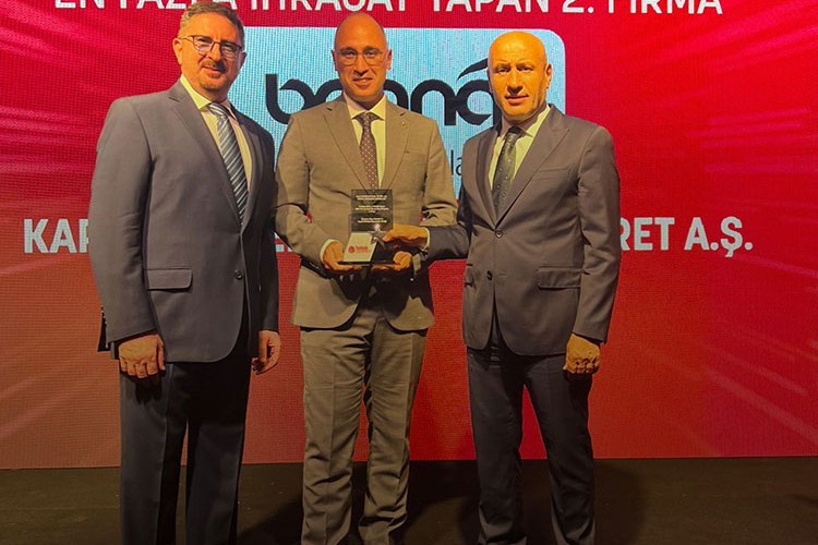 Bonna, 2022 ihracat ikinciliği ödülünün sahibi oldu