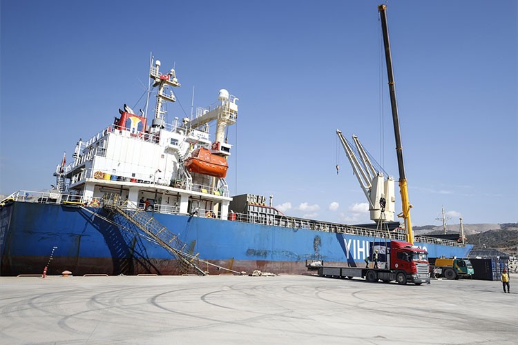 Akkuyu NGS'nin Doğu Kargo Terminali'ne 100'üncü kargo gemisi ulaştı