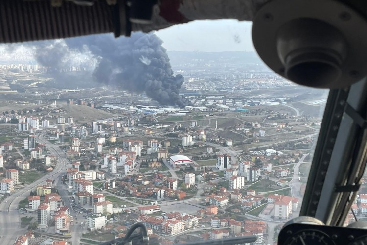 Ankara yangınına Ateş Kuşu desteği