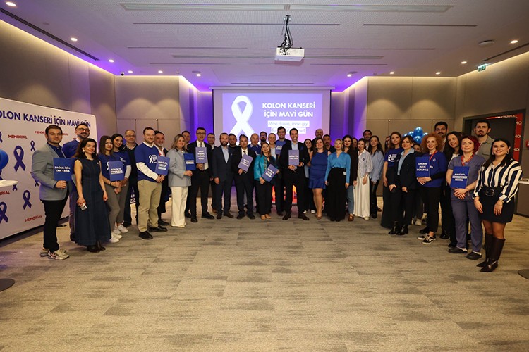Memorial Hastanelerinde kolon kanseri farkındalığı için