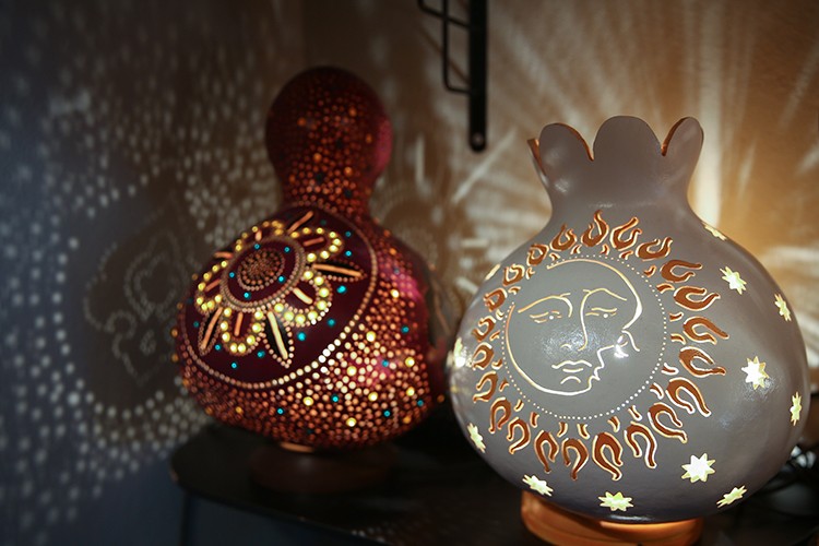 Su kabağından lamba