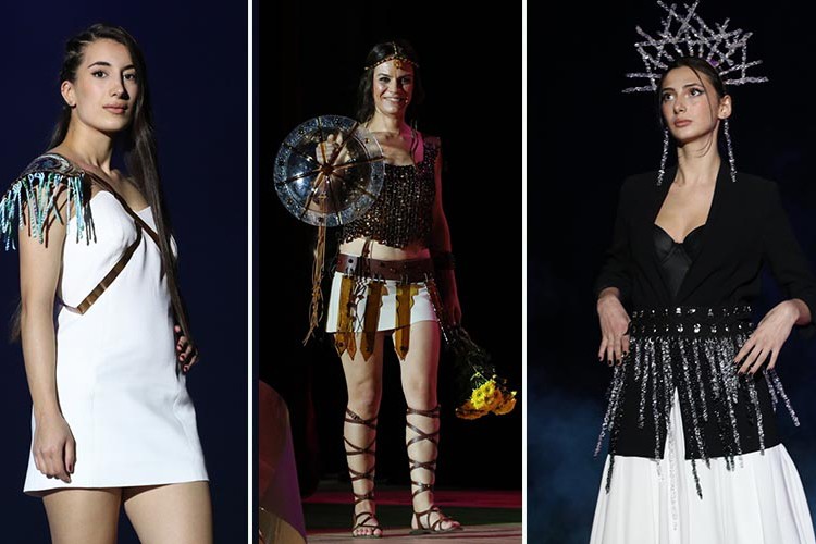 Cam eserler defileyle sergilendi