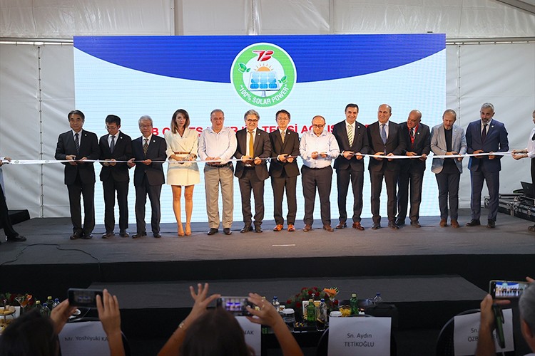 Toyota'nın Mersin'de kurduğu güneş enerjisi santrali açıldı