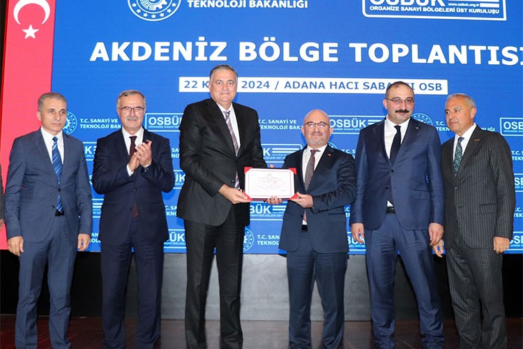 Antalya OSB, "Yeşil OSB" belgesi aldı