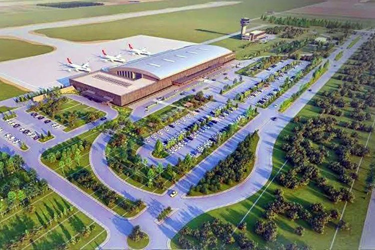 Bayburt-Gümüşhane Havalimanı'nda altyapı çalışmaları tamamlandı