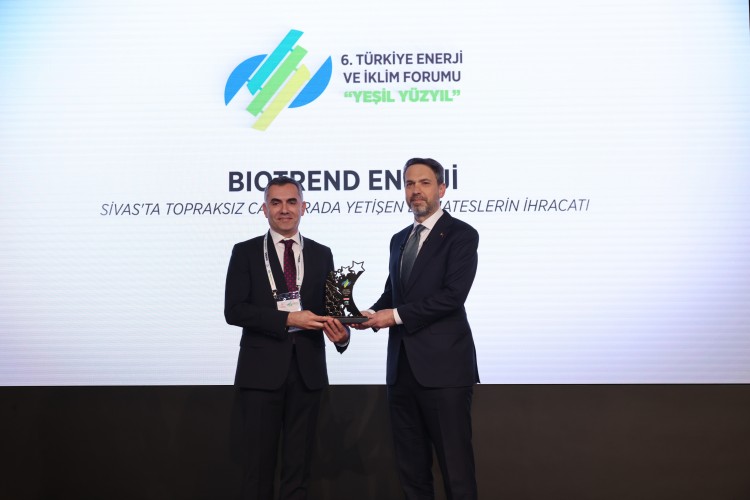 Biotrend'e Döngüsel Ekonomi Ödülü