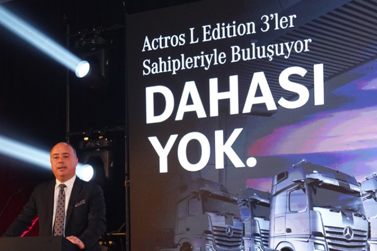 Actros L Edition 3 ilk kez Türkiye yollarında