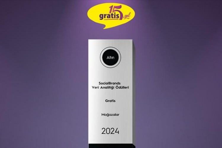 Gratis Brandverse Awards'ta 8'inci kez altın ödülün sahibi oldu