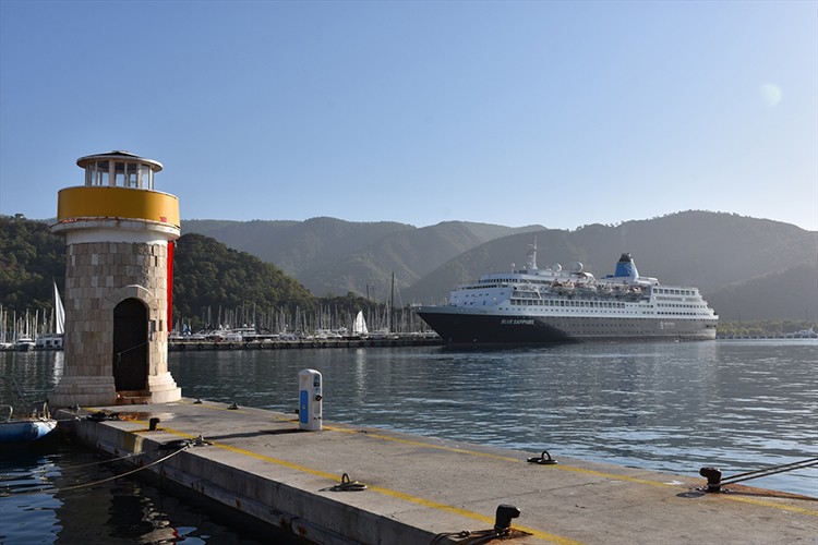 "Blue Sapphire" kışlama için Marmaris'te