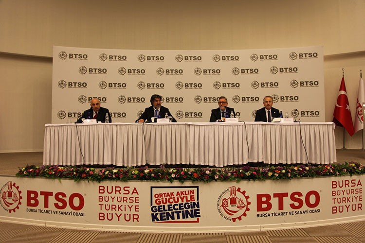 Kamu bankalarının genel müdürleri Bursa'da iş dünyası ile buluştu