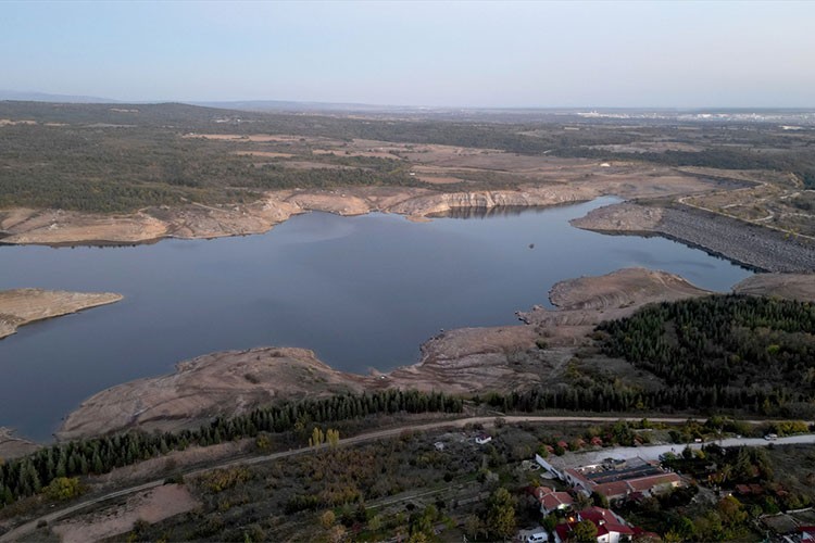 Kırklareli Barajı'nın doluluk oranı yüzde 30'a düştü