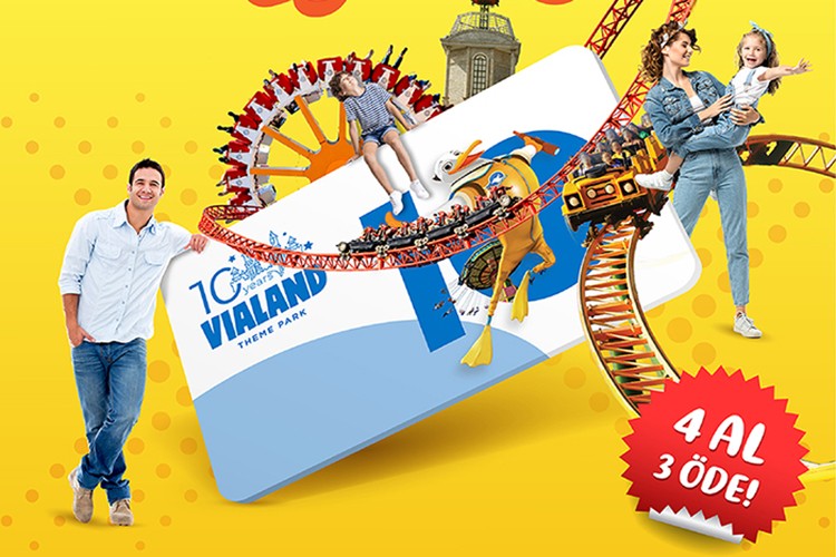 Vialand Tema Park'ta yıllık kart kampanyası başladı