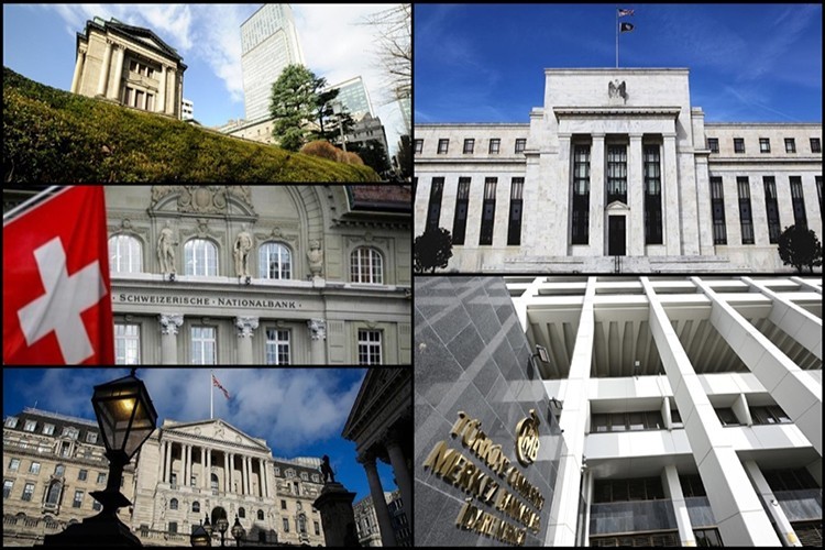Küresel piyasalar merkez bankaları haftasına giriyor