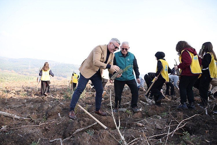 10.000 adet fidan toprakla buluştu