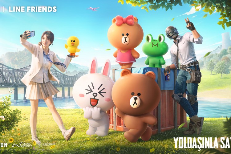 PUBG MOBILE'ın savaş alanına LINE FRIENDS'in eğlenceli dünyası geliyor