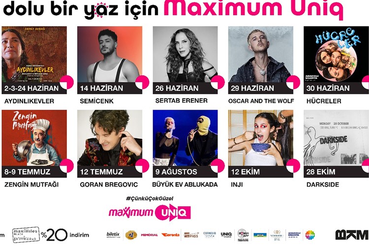 Maximum Uniq Açıkhava'da eğlence bu yaz zirveye taşınacak