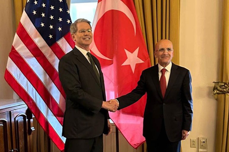 Şimşek, ABD Hazine Bakanı Bessent ile görüştü
