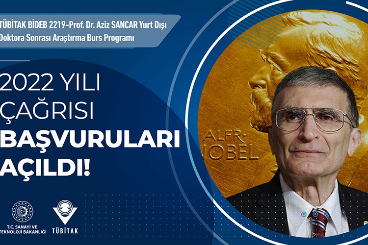 Aziz Sancar Araştırma Burs Programı'na başvurular başladı