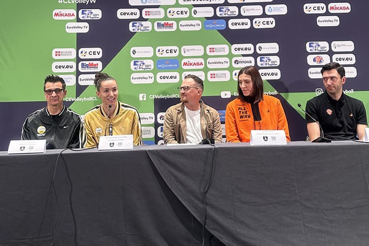 Guidetti ve Gabi Süper Final öncesinde basın toplantısına katıldı